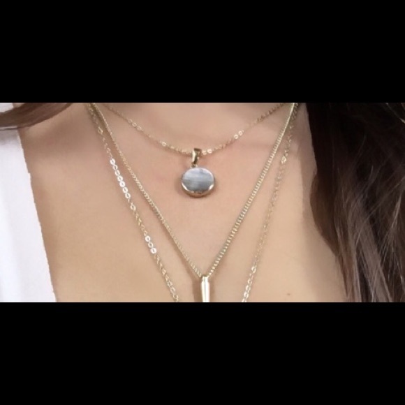 Estrella & Luna Jewelry - Dainty Mother-of-Pearl 18K Gold plated